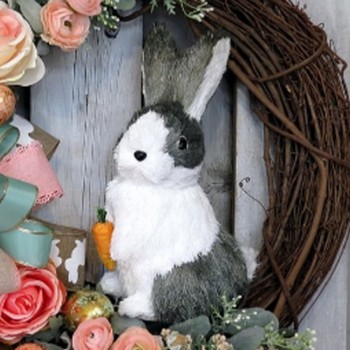 Easter Bunny simulation wreath