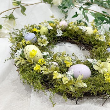 Easter egg simulation wreath hanging ornaments